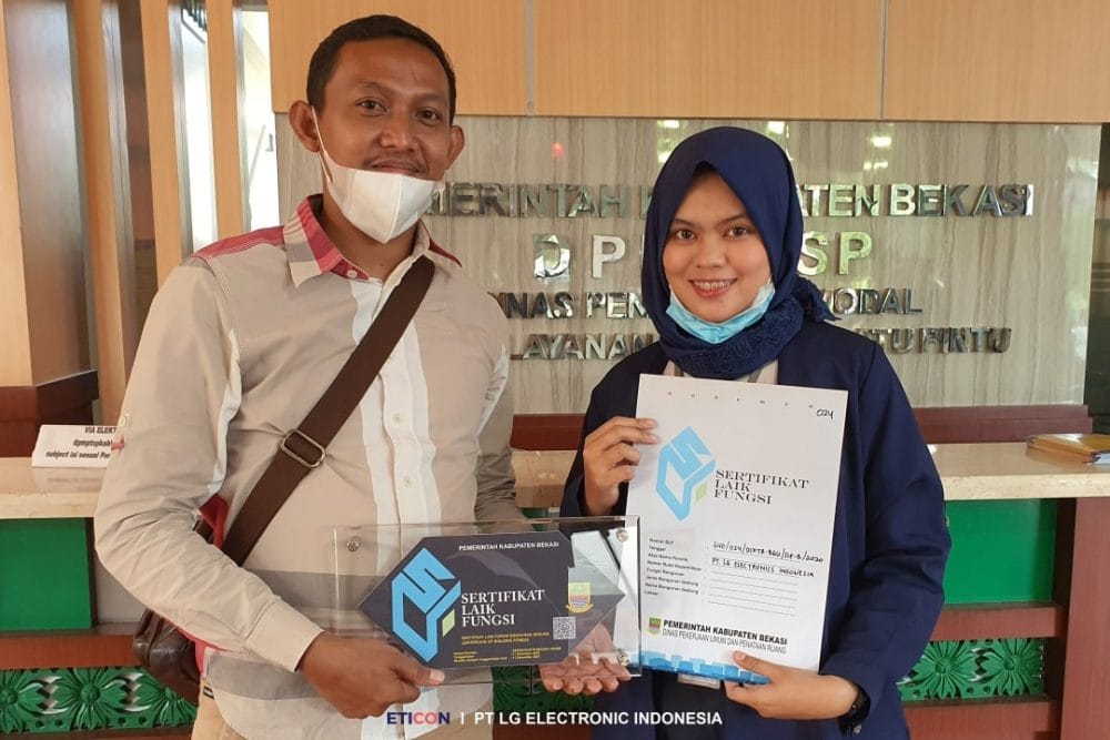 PT LG electronic indonesia_Serah terima SLF
