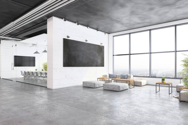 Tampilan open face untuk kantor minimalis, Sumber: officeinteriordesign.com.sg