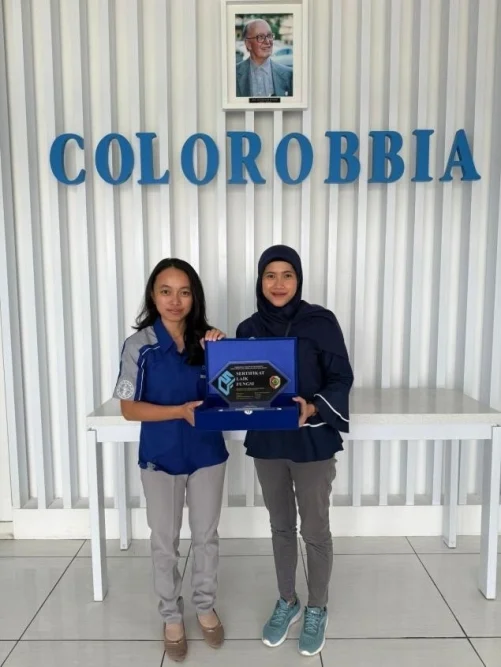 Penyerahan SLF untuk PT Colorobbia Mojokerto, Sumber: doc pribadi