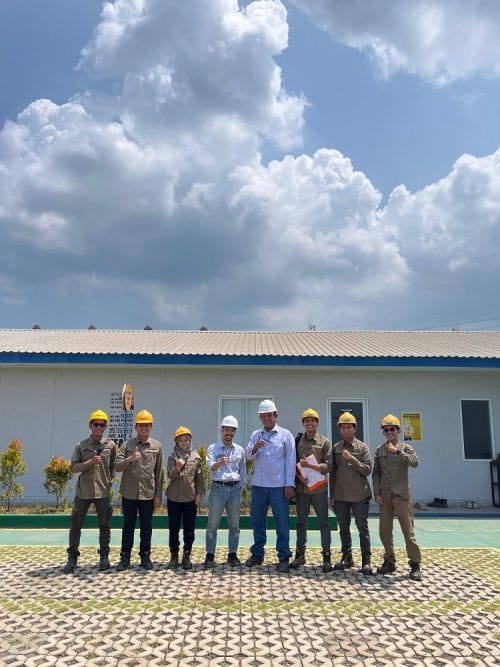 Survey dilaksanakan oleh tim PT Eticon Rekayasa Teknik, Sumber: doc pribadi