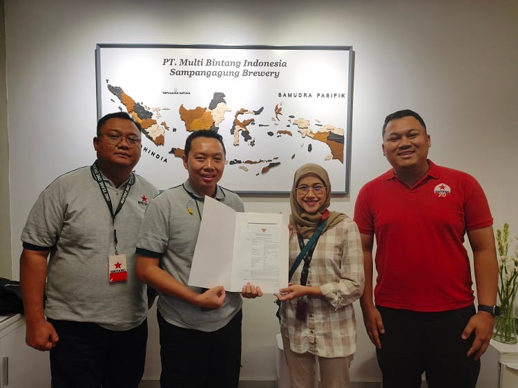 Serah terima PBG PT Multi Bintang Indonesia, Sumber: doc pribadi