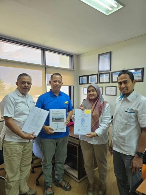 Serah terima slf dan pbg PT Krakatau Sarana Properti, Sumber: doc pribadi