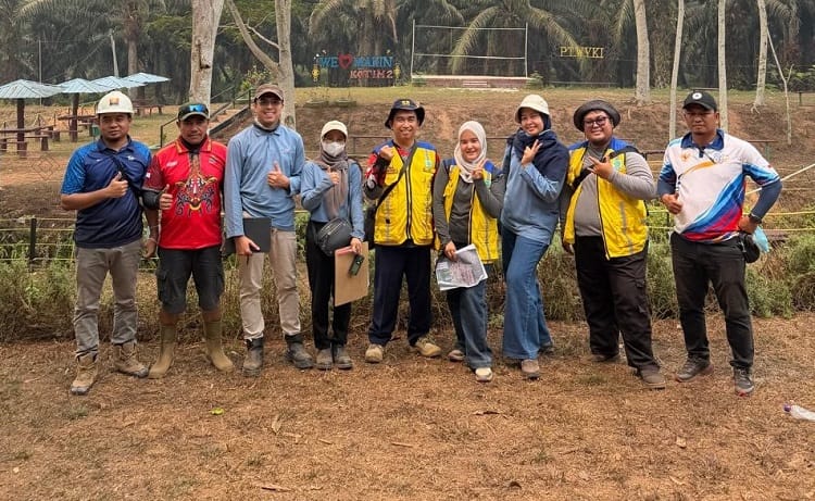 Visitasi lapangan di PT Wanayasa Kahuripan Indonesia, Sumber: doc pribadi