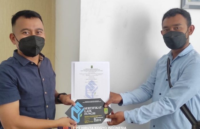 PT Hiruta kogya indonesia_ Serah terima SLF