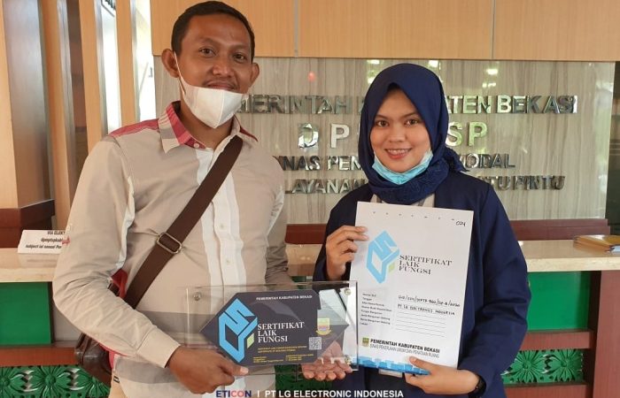 PT LG electronic indonesia_Serah terima SLF